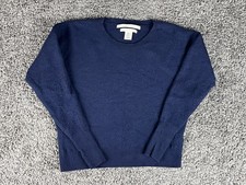 Max Studio 100% Extra Fine Merino Wool Blue K...