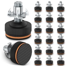 20 Livellatori per Mobili Regolabili con Protezioni per Pavimenti, Piedini 3849