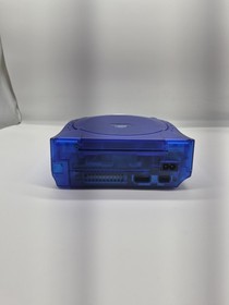 Sega Dreamcast Console Clear Blue With Wirless Controller And Battery Installed 