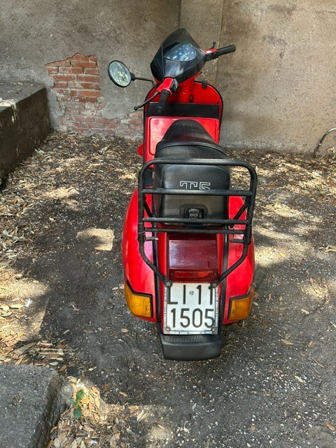 vespa d'epoca 1986 vintage 125 cc con libretto circolazione solo km.13341