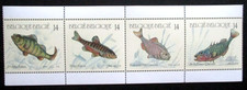 Belgium 1990 Fish Set(Booklet Pane) UM. SG 3033/6.
