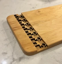 SWEDISH / SCANDINAVIAN REINDEER CHARCUTERIE ALDER WOOD SERVING BOARD - 12″ X 6″