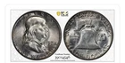 1957 P Franklin Half Dollar PCGS MS66 FBL Silver Coin 50C US Mint