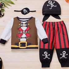 Baby Pirate Costume Outfit 9 12 Months IBTOM Castle Halloween NWT