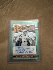 2025 Panini Prizm Green Scope - Stephen Gostkowski Flashback Auto #/75