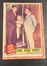 1962 Topps Babe Ruth Special Babe Ruth #136 Babe Joins Yanks