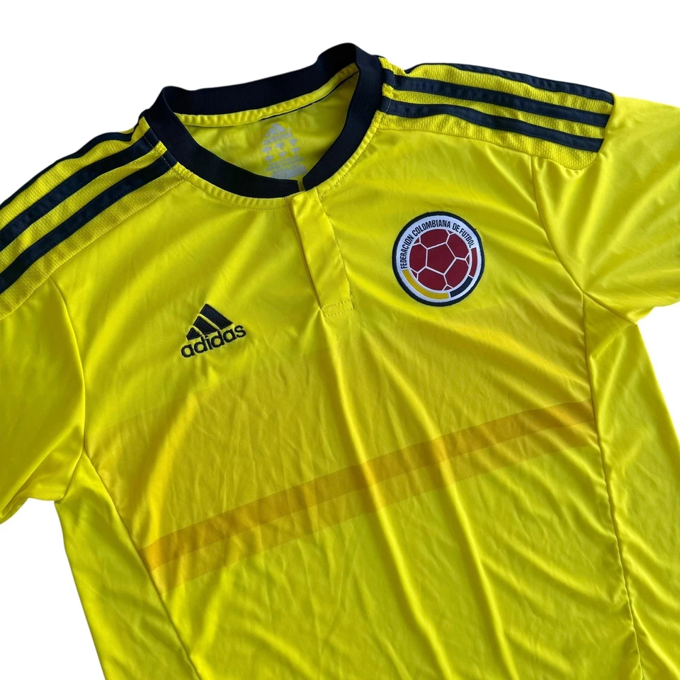 Camiseta de fútbol Colombia para hombre pequeña de la Copa Mundial de la FIFA Adidas 2017 Foto 2 de 4
