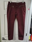 Michael Kors Womens Maroon Regular Fit Mid Rise Skinny Jeans Size 8 — photo 5