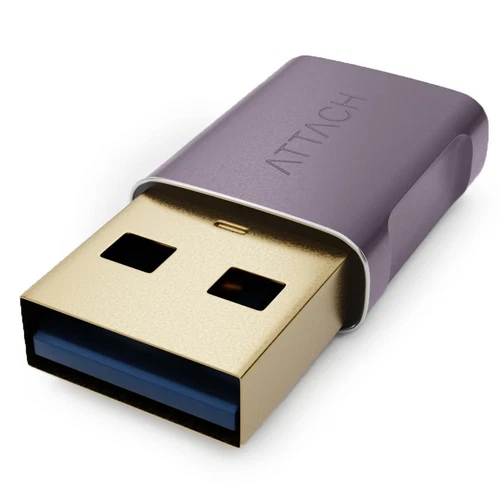 Attach USB-C into USB-A Adapter Plug Converter