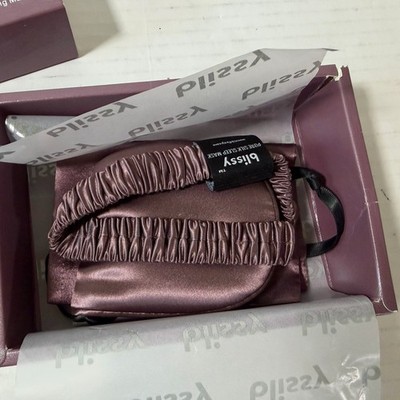 Blissy 100% Mulberry Silk Sleeping Mask PLUM