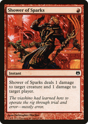 Shower of Sparks #61 (LP) Heroes vs Monsters DDL Magic MTG
