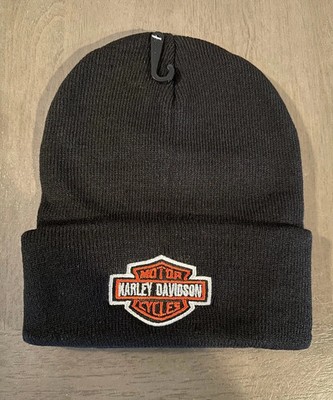 NEW Harley-Davidson Bar & Shield Fine Gauge Knit Cap Black