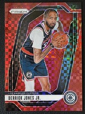 Derrick Jones Jr. 2024-25 Panini Prizm Red Power Base /75 #34
