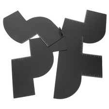 Haircut Styling Card Beard Shaper Neckline Guide Barber Hairline Shaping Tool