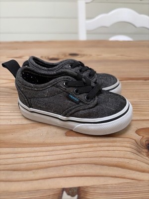 VANS Atwood Slip On Gray Toddler Sneakers Shoes Unisex Toddler Size 4