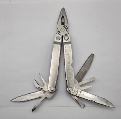 Original Leatherman SUPER TOOL Stainless Steel Silver Pat Pend L-2