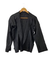 ISSEY MIYAKE Pleats Jacket 2 Polyester BLK Solid IM14FD910