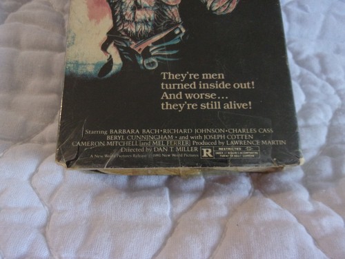 SCREAMERS VHS 70'S ITALIAN HORROR ACTION BARBARA BACH MEL FERRER JOSEPH COTTEN - Picture 5 of 13