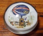Vintage Murano Glass Italy Antique 1785 Hot Air Balloon Blown Glass Paperweight
