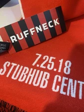 Manchester United vs AC Milan 2018 ICC Scarf Ruffneck StubHub Center