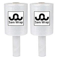 (R) Stretch Wrap 5 x 1000' Roll With Handle, 80 Gauge Extra Thick Durable