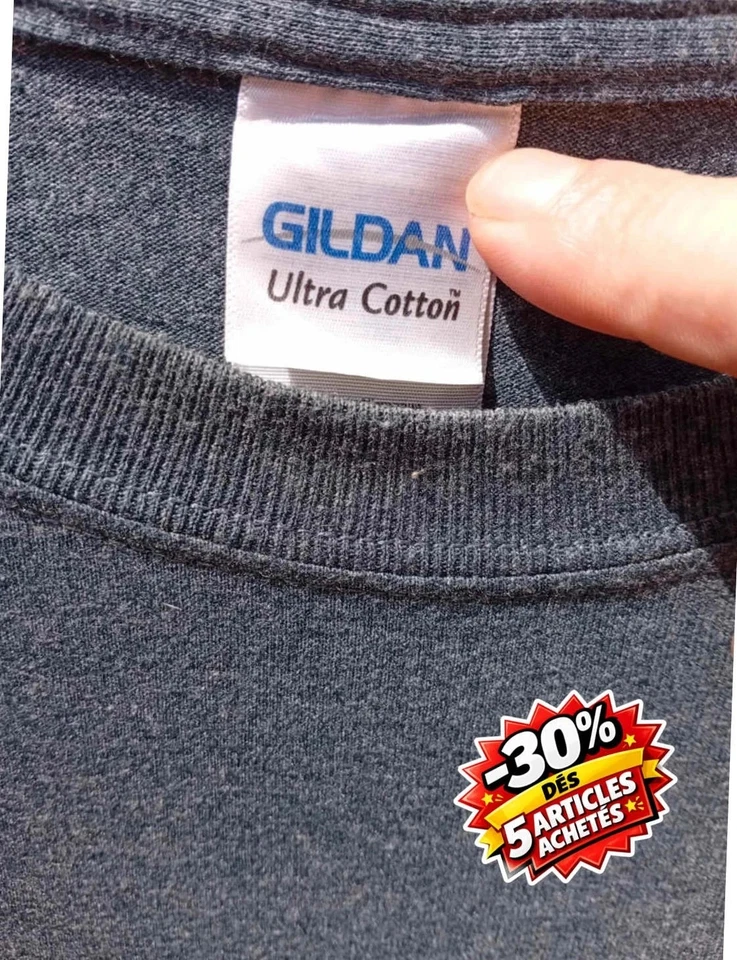 T-shirt Homme Gildan Basketball – Taille XXXL – Très Bon État - Photo 2/3