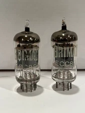 Vintage Brimar 12AX7 ECC83 UK Pair of Vacuum Tubes Used & Tested