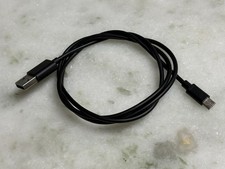 Black USB A to Micro USB Charging Cord Data Transfer 31 Inch