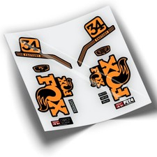 RWP-228 ADESIVI COMPATIBILI FORCELLA FOX 34 PRO ISSUE SERIES STICKERS ADESIVI