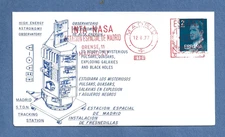 HEAO-A LAUNCH AUG 12,1977  MADRID SPAIN  TRACKING  SPACE COVER NASA