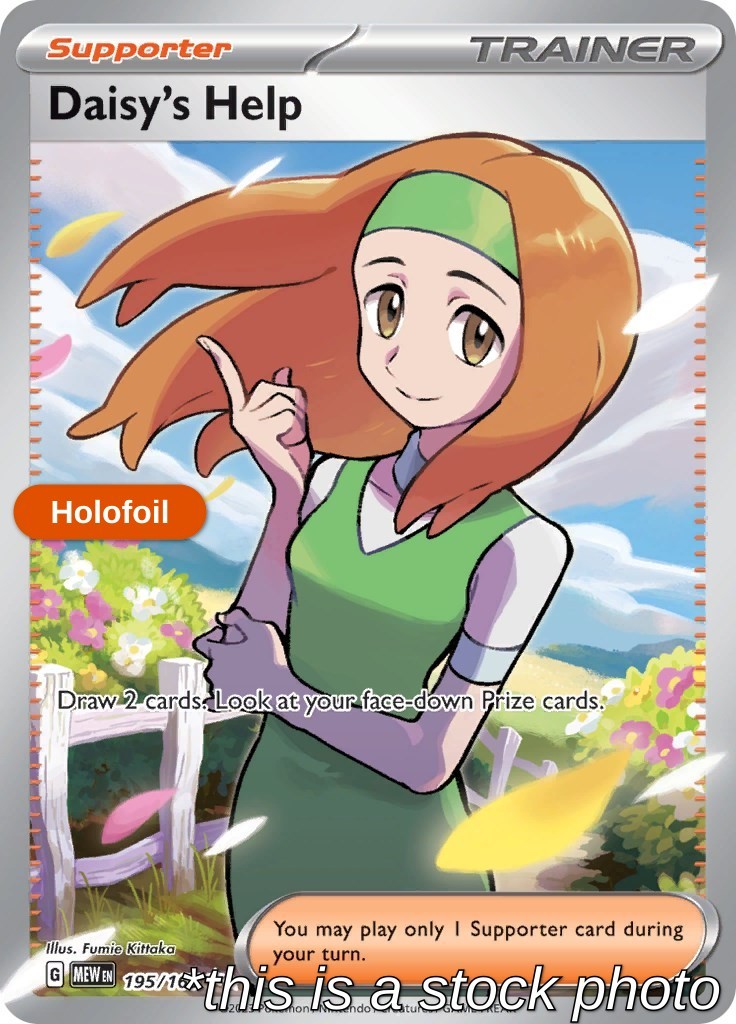 Holofoil - Daisy's Help - 195/165 - SV: Scarlet & Violet 151 - NM