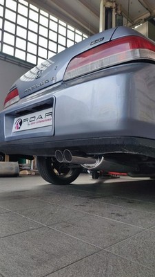 HONDA PRELUDE V BB9 2.0 16V Edelstahl Sportauspuff  Don Silencioso ROAR 2x76 mm