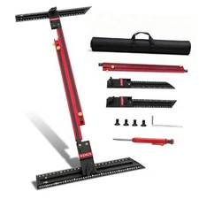 Stair Tread Template Tool-Upgraded Stair Measuring Tool,Solid Stair Tread 