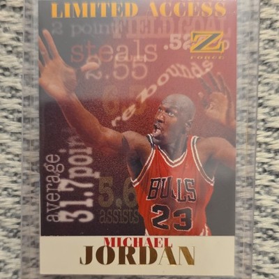 SkyBox 1997-98 Z-Force Limited Access Michael Jordan #6 LA Chicago Bulls