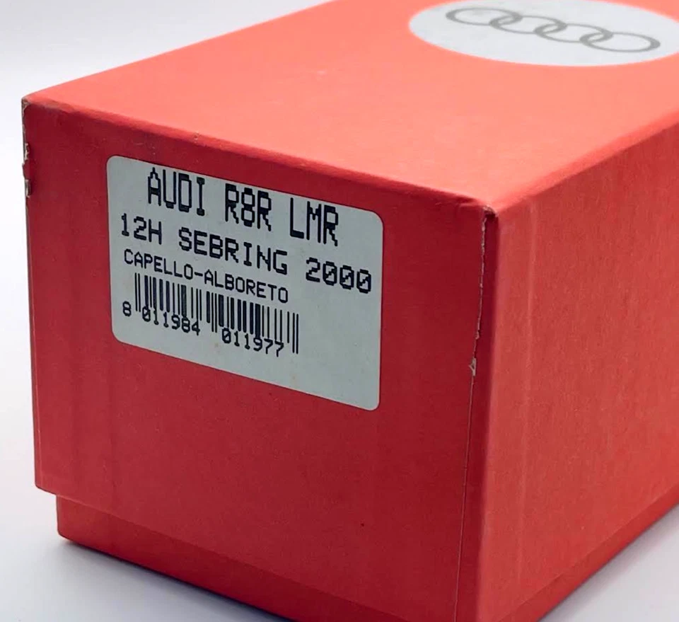 Looksmart AUDI R8R LMR 12h SEBRING 2000 Capelo - Alboreto 1:43 igual a BBR MR Foto 2 de 4