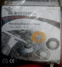 Wonderful Derusting Weeding Brush Synthetic Size 250 x 25.4mm 8"