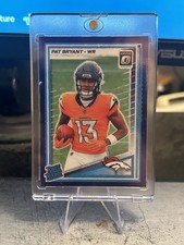 2025 Donruss Blue Scope Optic Preview Pat Bryant RC Broncos