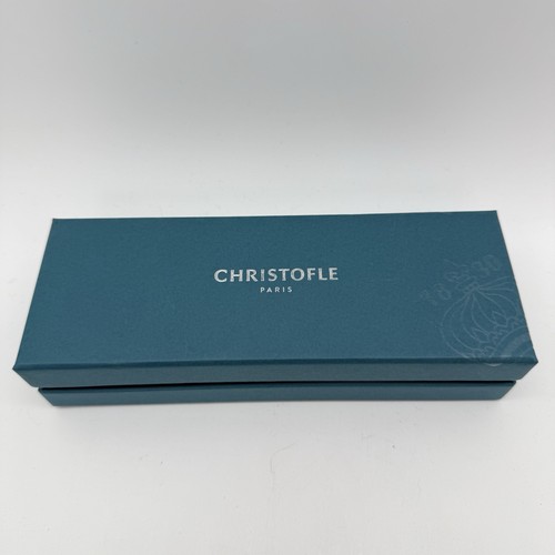 Christofle Paris Blue Cardboard Gift Box 7.75 x 3 X 1.75 Lot 7 Boxes Total