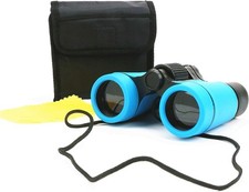 Scotamalone Kids Binoculars Shock Proof Toy Set for Age 3-12 blue