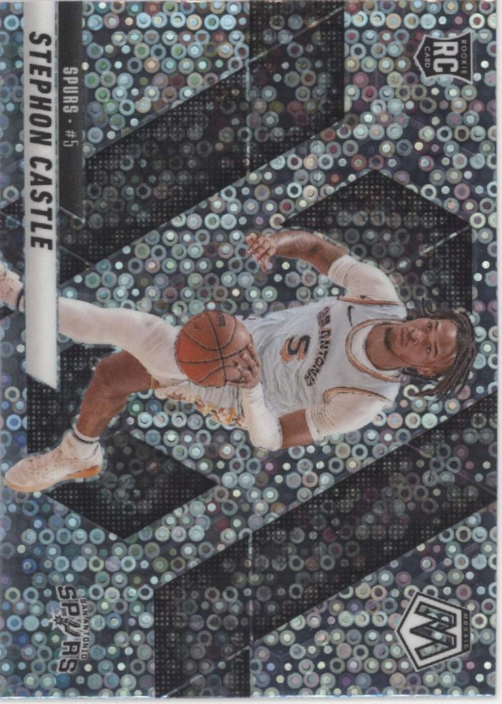 Stephon Castle 2024-25 Panini Mosaic Fast Break Prizm RC #236