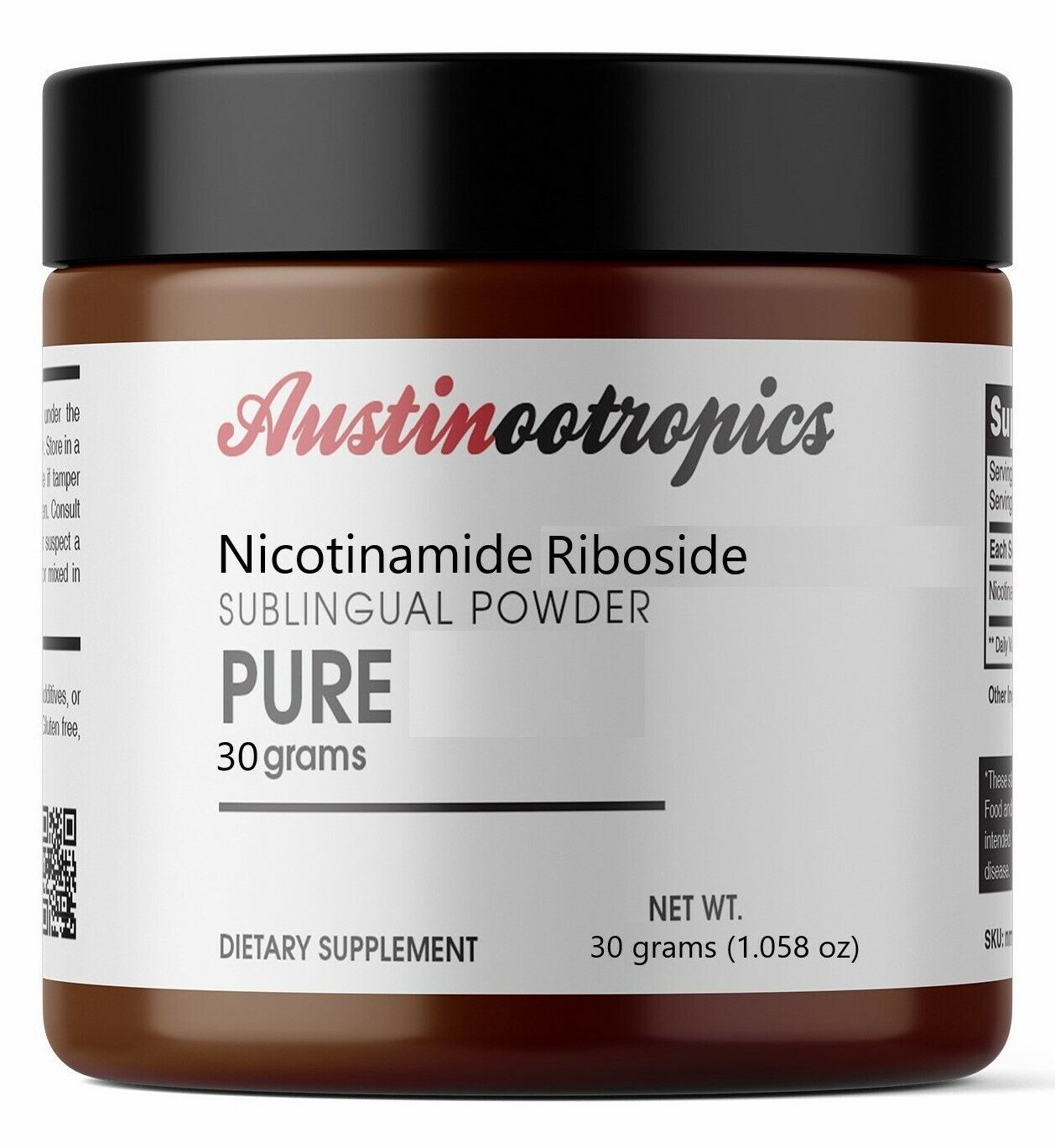 NR - Nicotinamide Riboside (60 Grams) - Certified 98% PURE Powder Ilość ograniczona, bardzo popularna