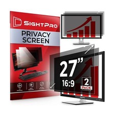 27 Inch 16:9 2 Pack Computer Privacy Screen Filter for Monitor - Privacy Sh...