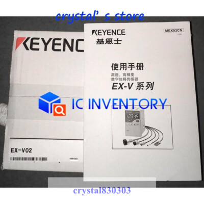 1Pcs Keyence Digital Eddy Current Displacement Sensor Controller EX-V02 uk