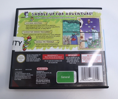 Yoshi's Island DS (Nintendo DS, 2006) CASE AND MANUAL ONLY NO GAME - Picture 3 of 4