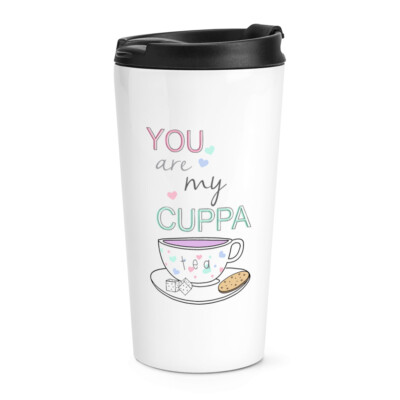 Du bist meine Tasse Tee Zitat Reisebecher Tasse Freundin Valentinstag Thermo