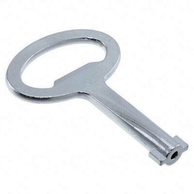 1 x Essentra Access Solutions Schlüssel 3 mm Doppelbit Zamak chrom