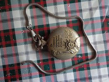 Native U.S.A Centennial Of The Statue Of Liberty Pocket Watch Gold Tone On Chain