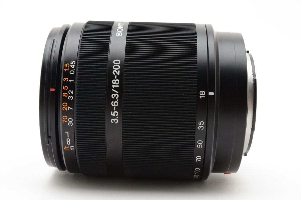 Sony DT 18-200mm f/3.5-6.3 Zoom Lens A Mount [Excellent