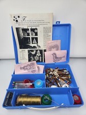Blue Case with String Art Craft Supplies Kit