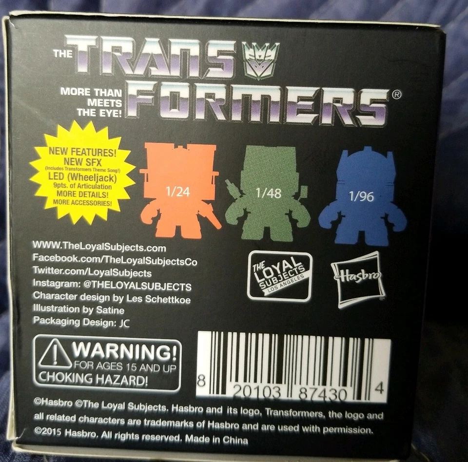 Transformers Action Vinyls Mystery Wave 3 Figure (The Loyal Subjects) - Image 3 of 4